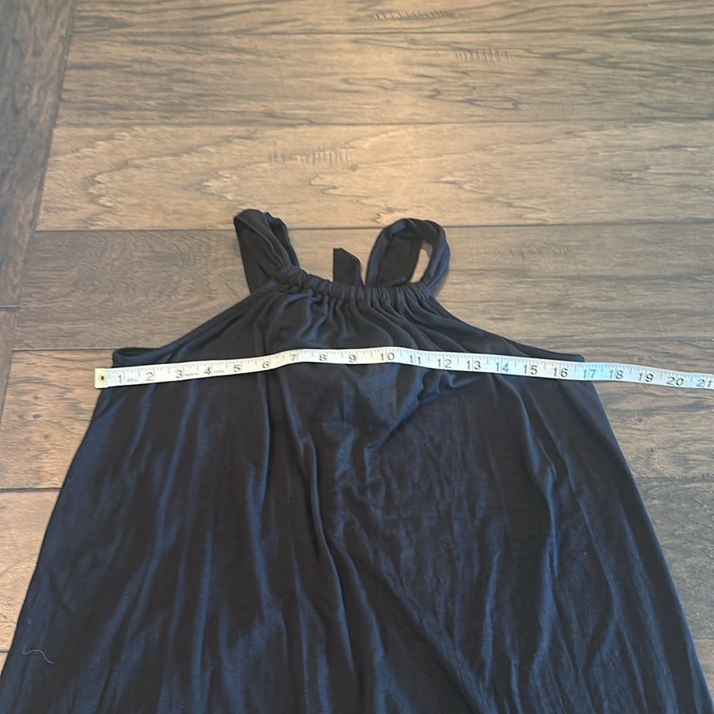Amour Vert Black Knit Dress Sz M - Picture 5 of 6